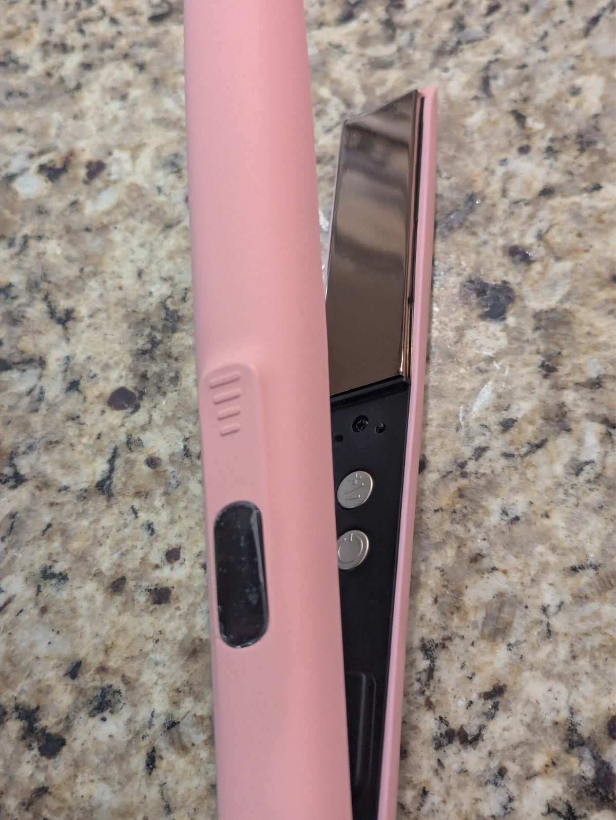 1" Hair Straightening Flat Iron - Pink