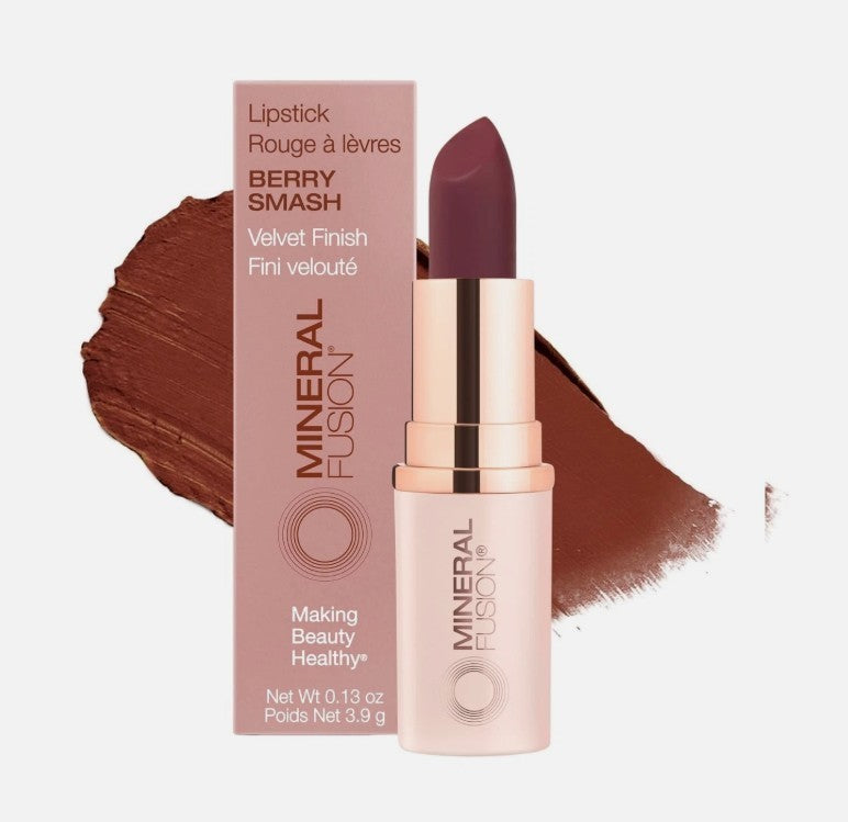 Mineral Fusion Long Lasting Lipstick Berry Smash Vivid Smudge-Free Color