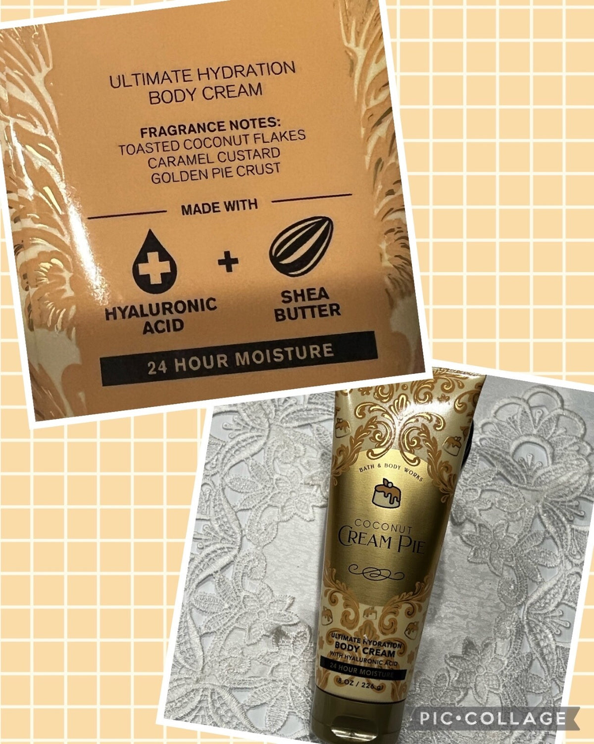 Ultra Shea Body Cream Moisturizer 8 oz - 24 Hr Hydration
