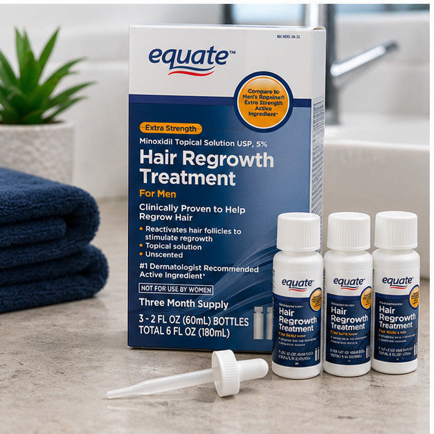 5% Minoxidil Topical Solution Men Hair Regrowth - 6 fl oz