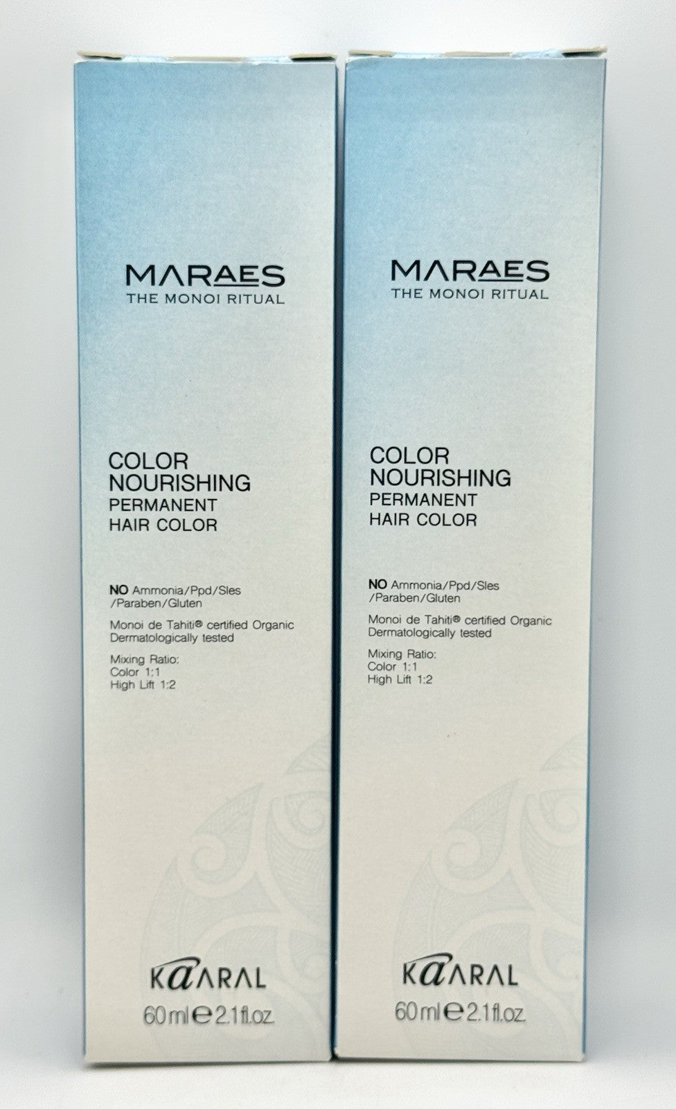 Permanent Hair Color 5.43 Light Copper Golden Brown - 2x