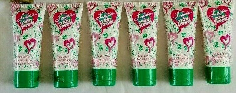 Dana Love's Rain Forest Body Lotion 2 fl oz - 6 Pack + 2 Free