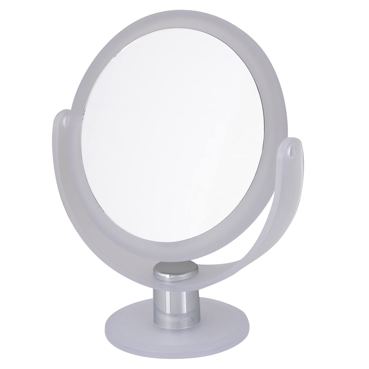 Dual Sided 10X Magnification Vanity Mirror - 7 Inch Frost Finish