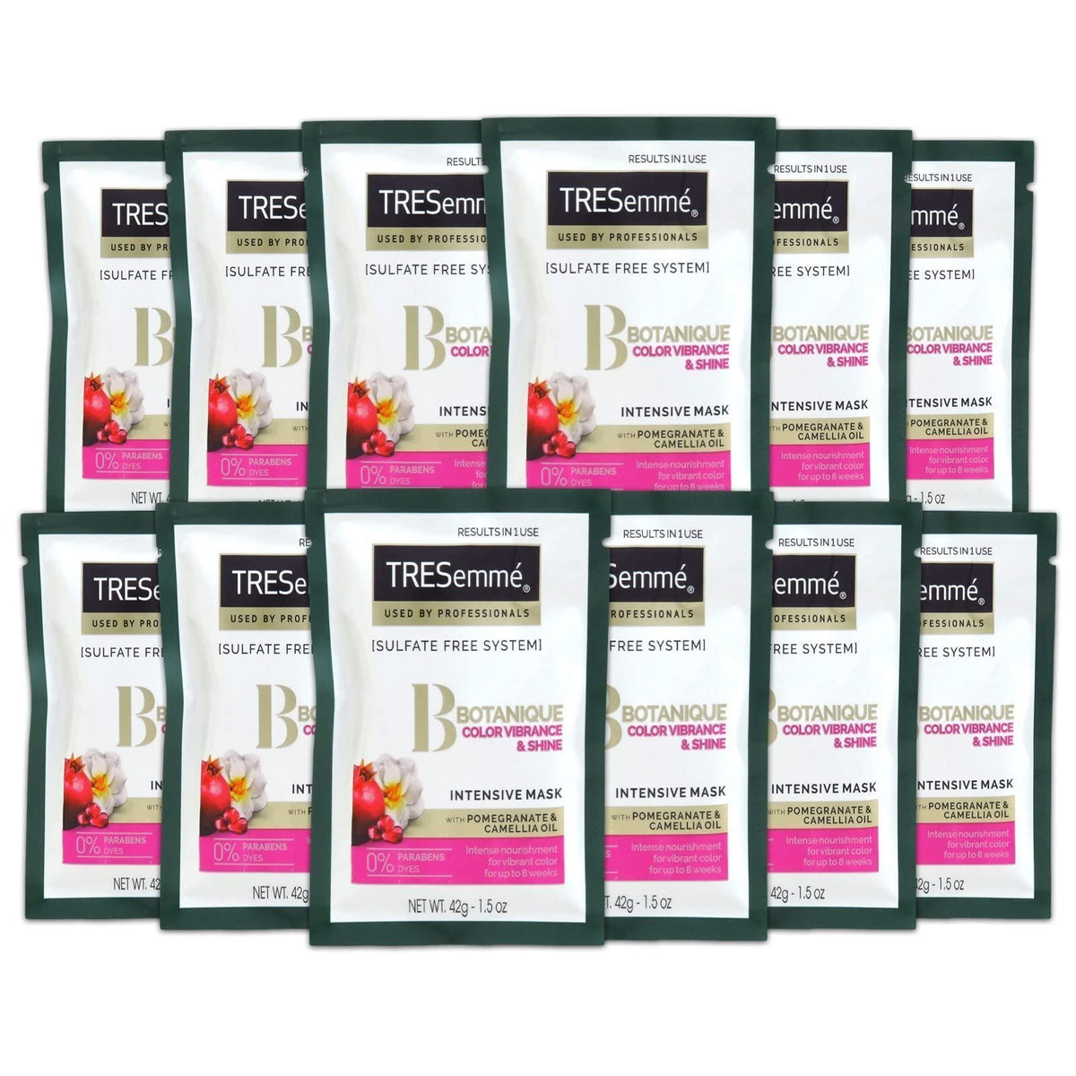 Color Vibrance & Shine Hair Mask with Pomegranate & Camellia Oil - Pack of 20