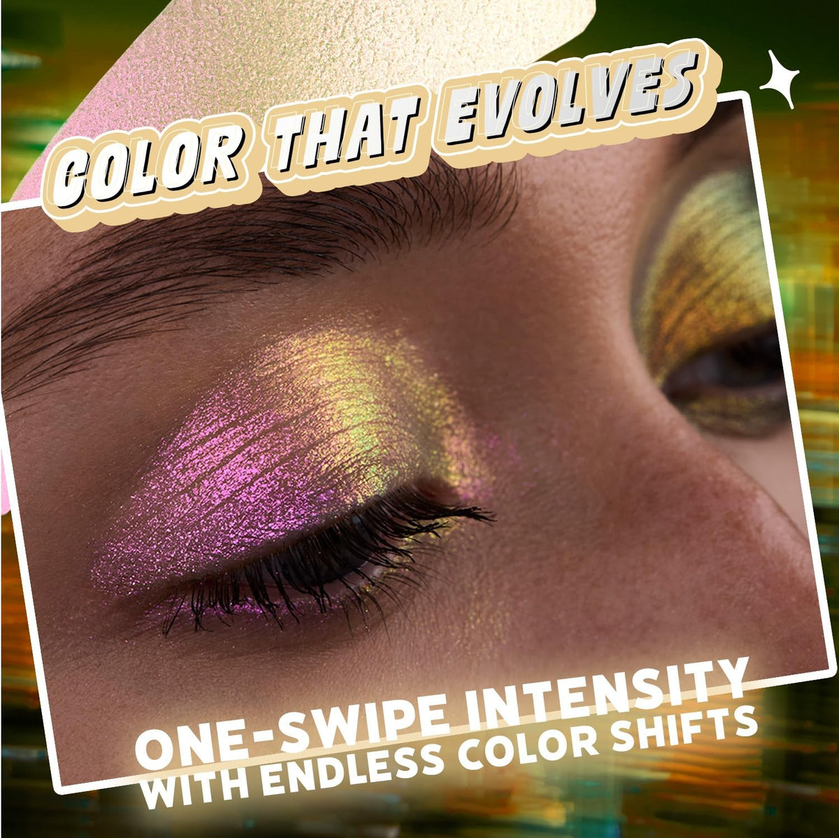 Chameleon Chrome Eyeshadow - Multi-Dimensional, Light-Shifting, Cruelty-Free, 0.04 Oz