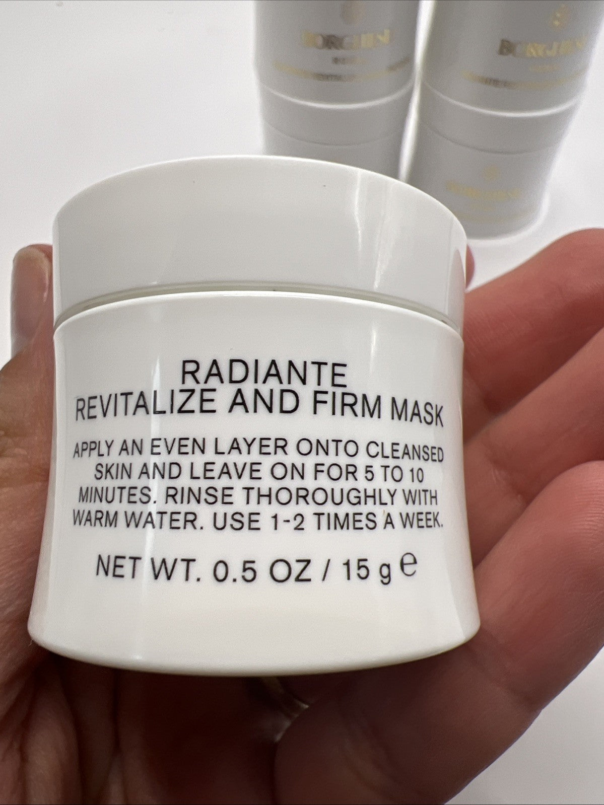 9-Pack Roma Radiante Revitalize & Firm Mask, 0.5 oz