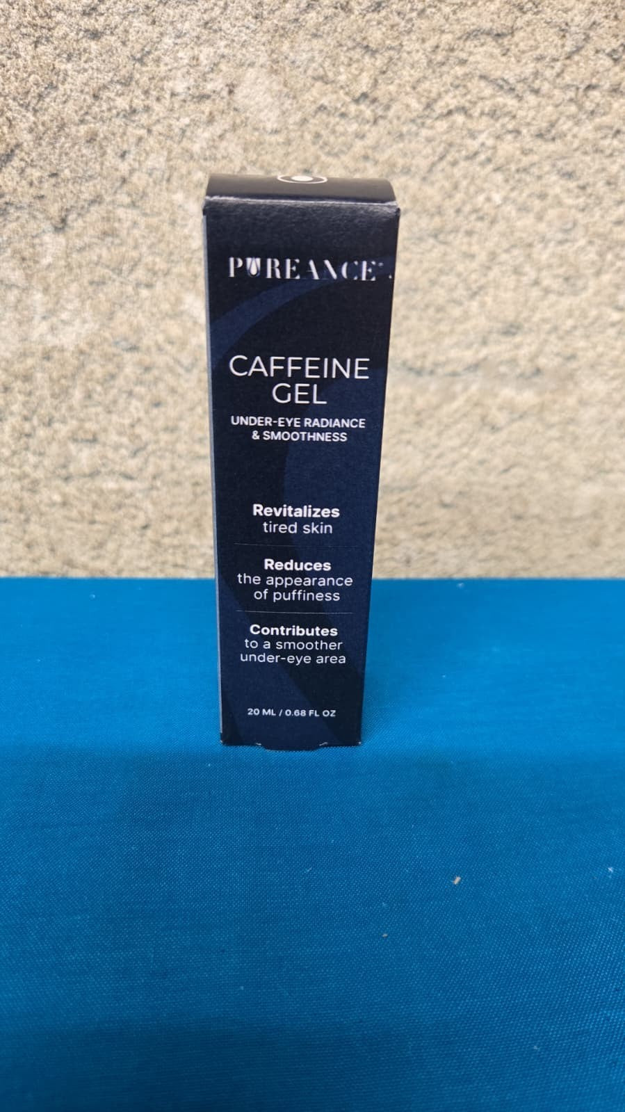 Pureance Caffeine Eye Gel 0.68 oz Revitalizes Tired Under-Eye Skin