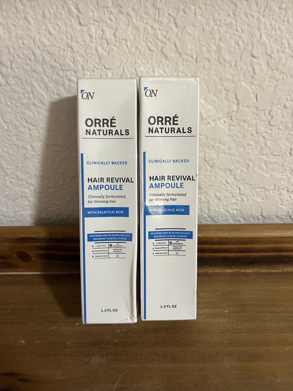 Hair Revival Ampoule for Thinning Hair 1.5oz – 2 Pack