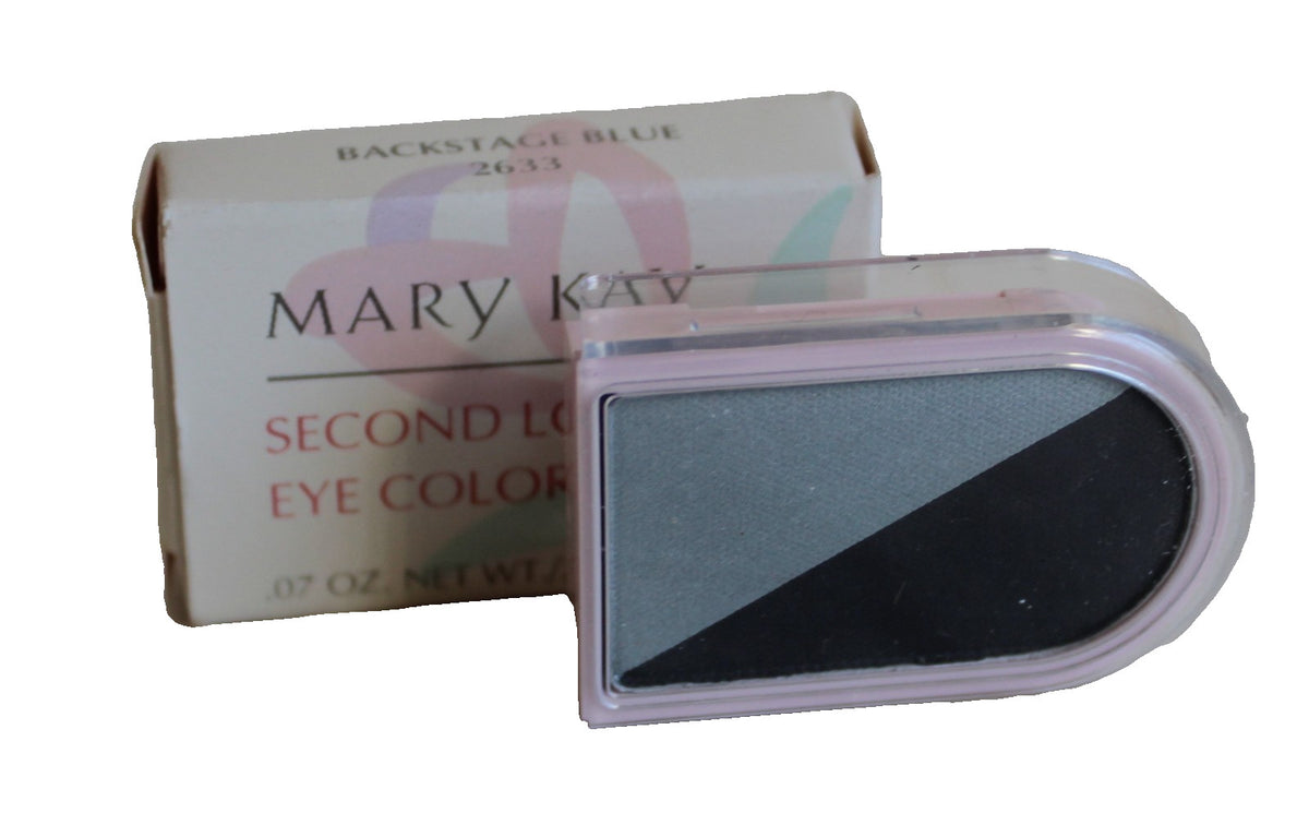 Mary Kay Second Look Eye Shadow Duo Backstage Blue #2633 - Discontinued