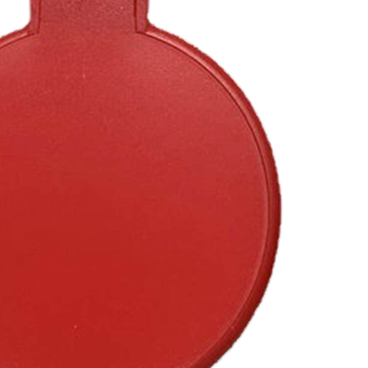 Lighted Folding Circular Pocket Mirror - Compact Travel Makeup Mirror, Red