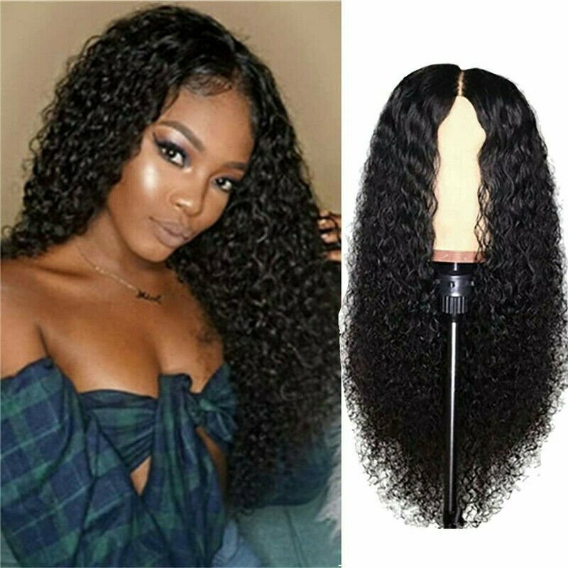 Long Curly Wavy Hair Wig for Women - Synthetic Brazilian Style 45cm