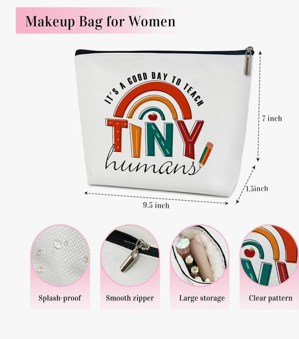 Women’s Cosmetic Bag - Its A Good Day To Teach Tiny Humans