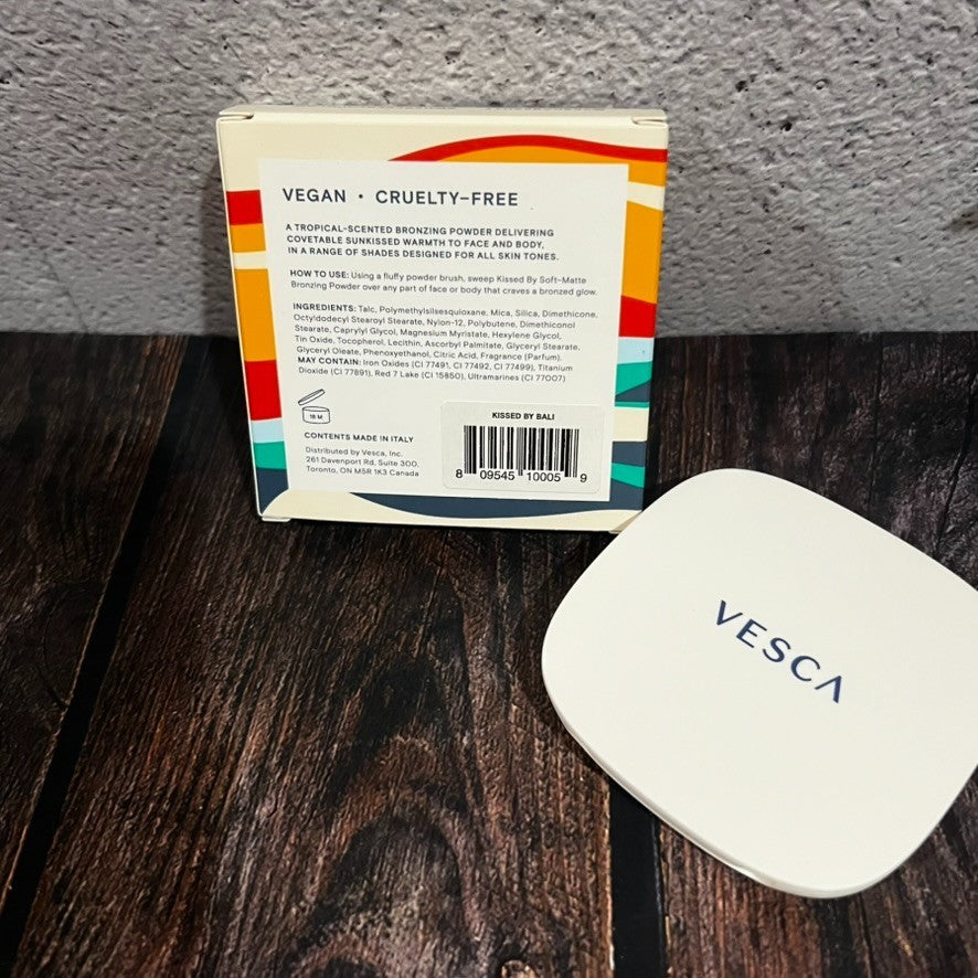 Vesca Soft-Matte Bronzing Powder 10g - Kissed By Bali Shade Makeup