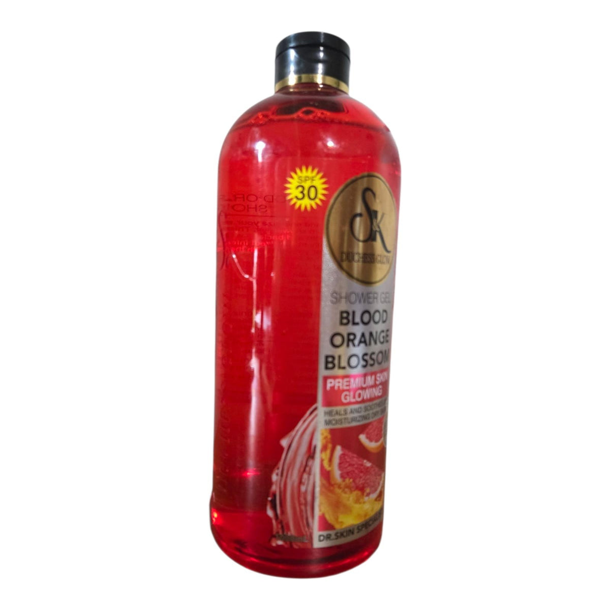 Blood Orange Blossom Body Lotion & Shower Gel SPF 30 - Hydrating Skincare Set