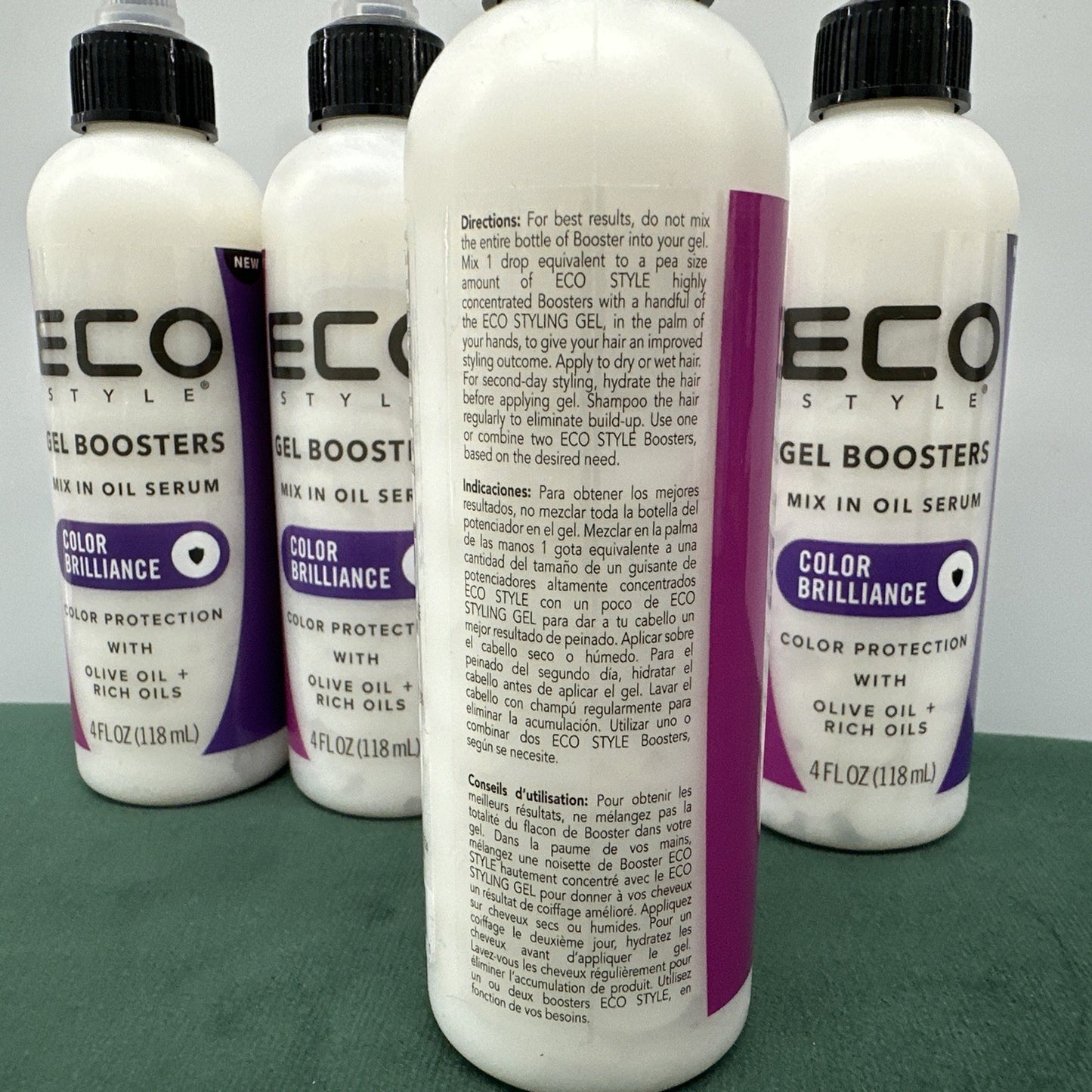 Color Protect Oil Serum - Eco Style Color Brilliance Boosters Pack of 4