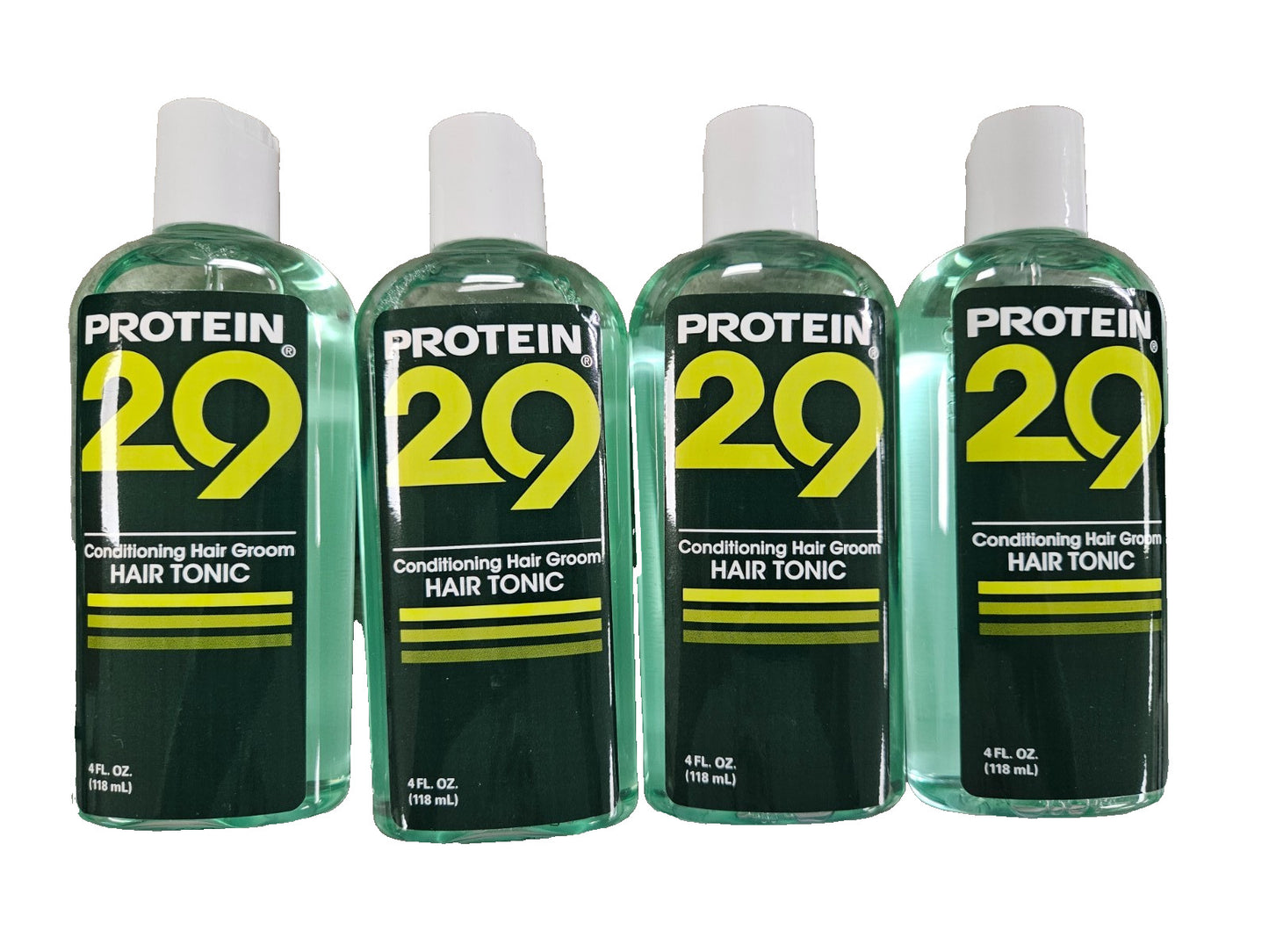 Liquid Hair Tonic - 4oz Bottles - Pack of 4 - Hair Growth & Damage Repair