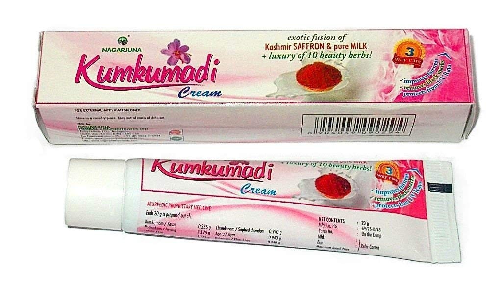 Kumkumadi Cream with Saffron & Milk – Fairness & UV Protection