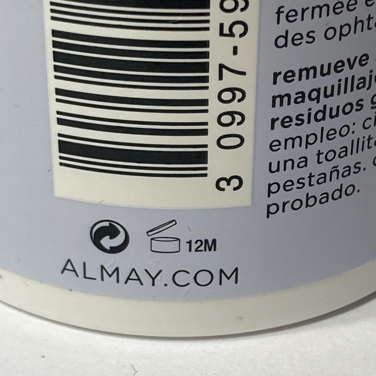 Almay Oil-Free Gentle Eye Makeup Remover Pads - 3 Tubs, 80 Count Each