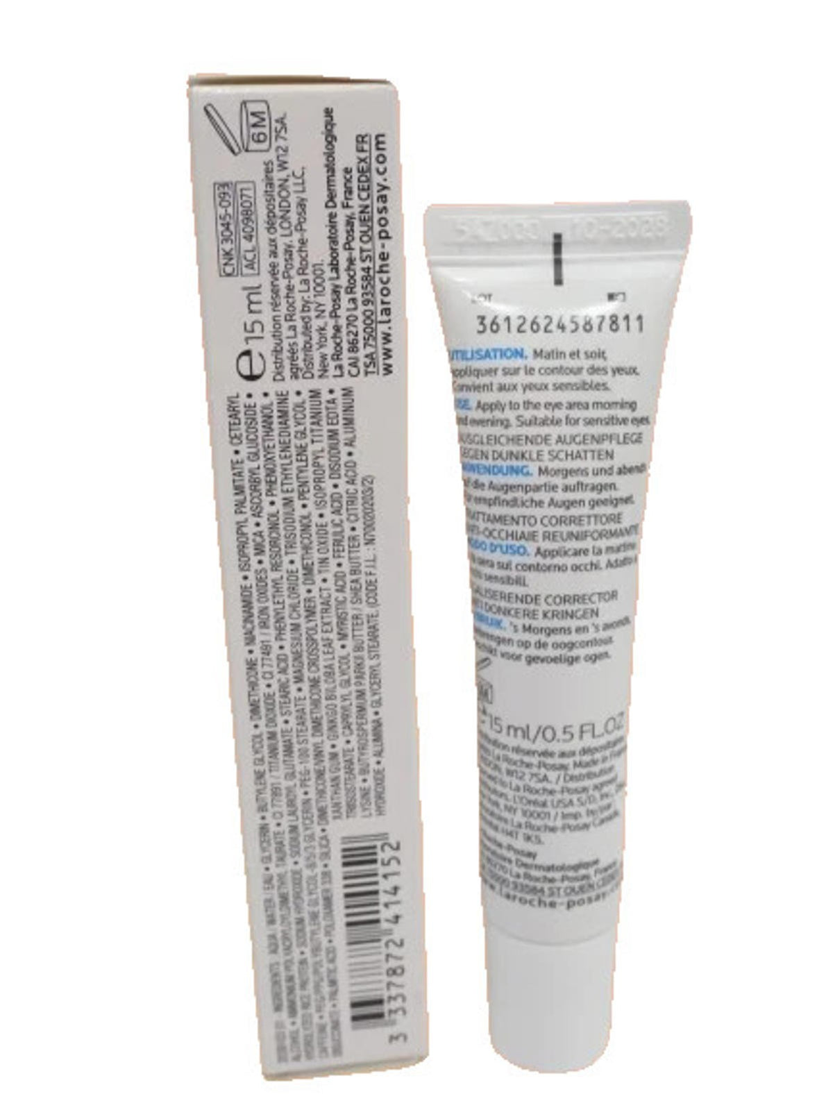 Anti-Dark Circle Eye Cream Brightening Treatment 0.5oz for Under Eye Skin Care