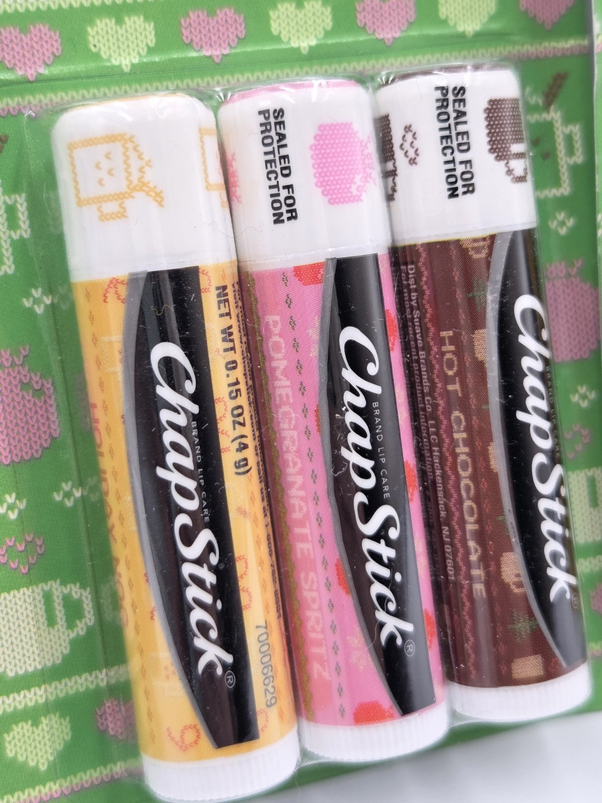 Lip Care Set 3 Pack Sips & Snuggles Hot Chocolate Pomegranate