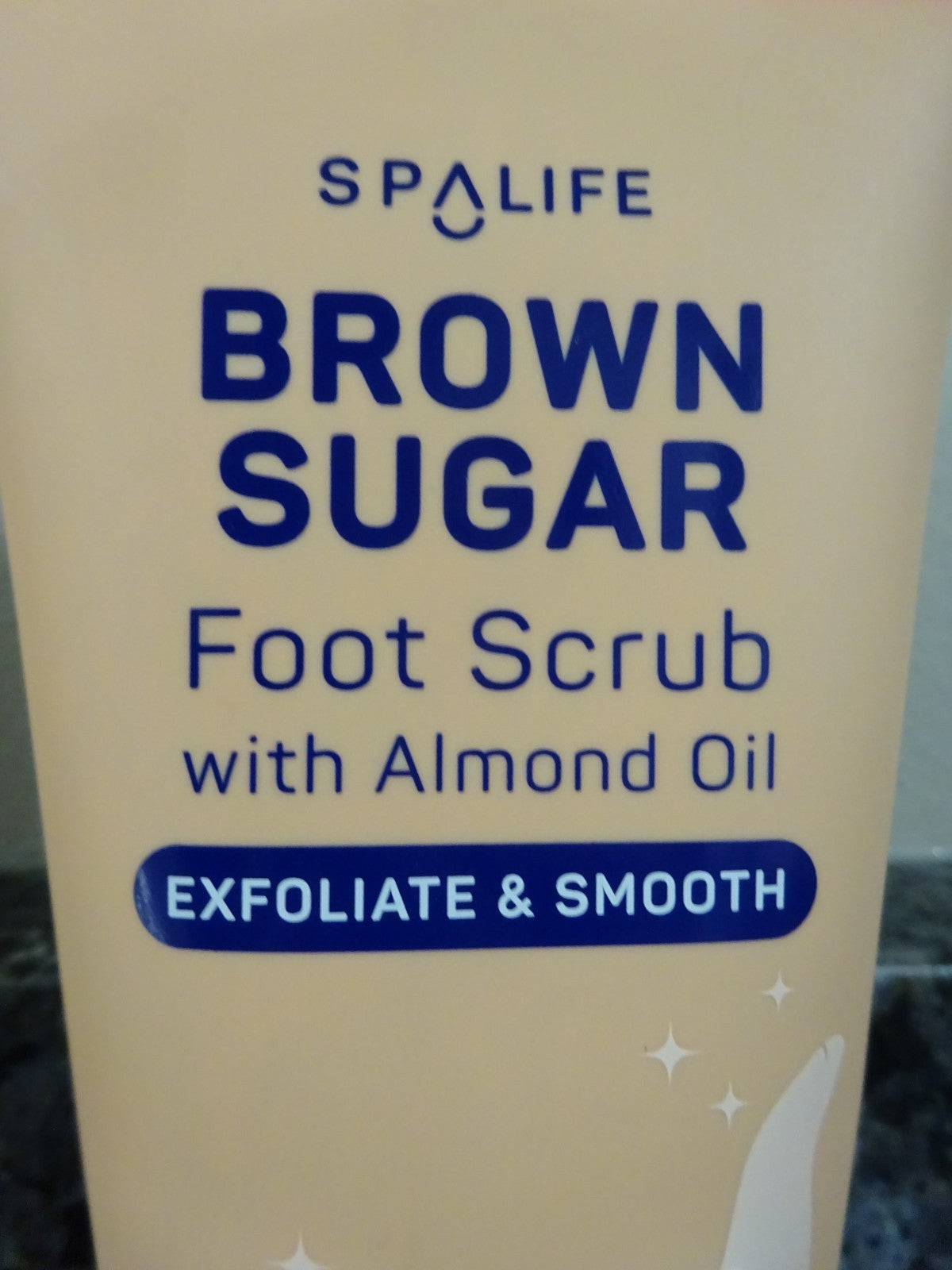 5 Spa Life EXFOLIATE & SMOOTH Brown Sugar with Almond Oil Foot Scrub
