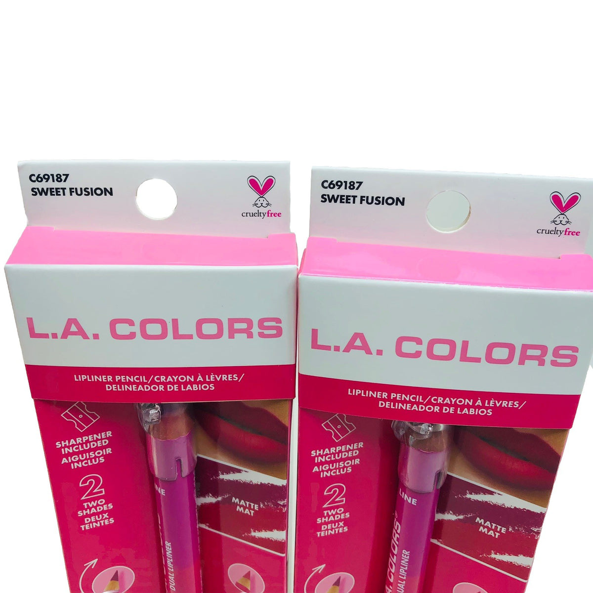 Lip Liner Set Dual Ended Matte Pencils Sweet Fusion 3-Pack
