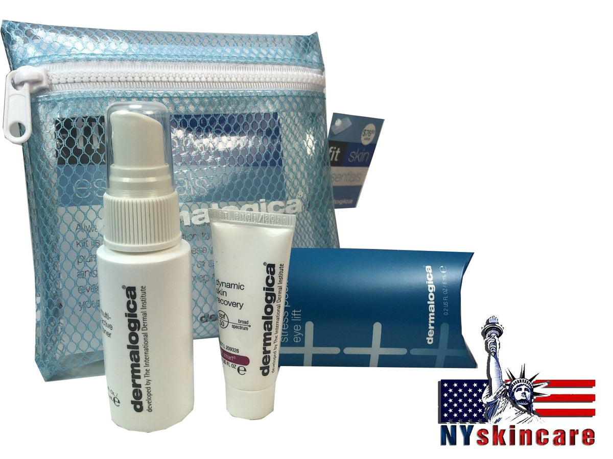 Dermalogica Skincare Essentials Kit - Toner, Eye Lift, Recovery Set