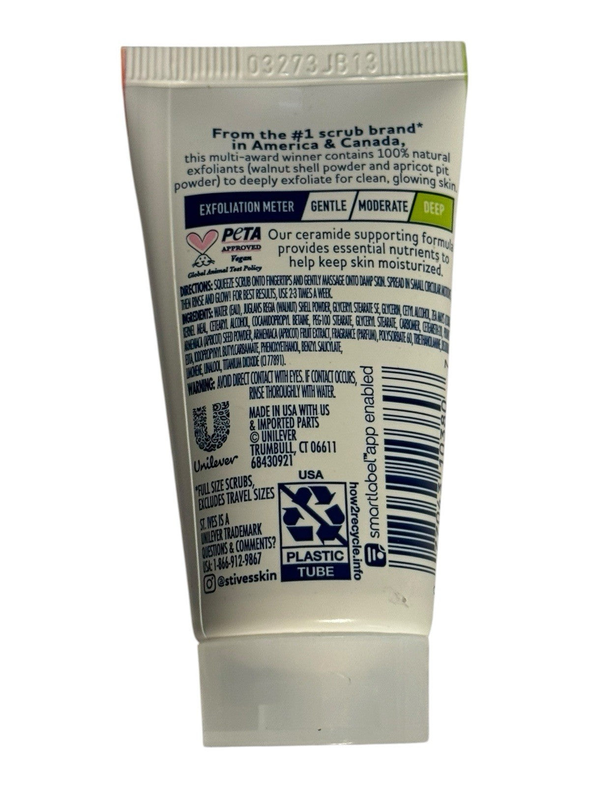 St. Ives Fresh Skin Scrub (Apricot) 10-Pack of 1 oz Bottles, 100%