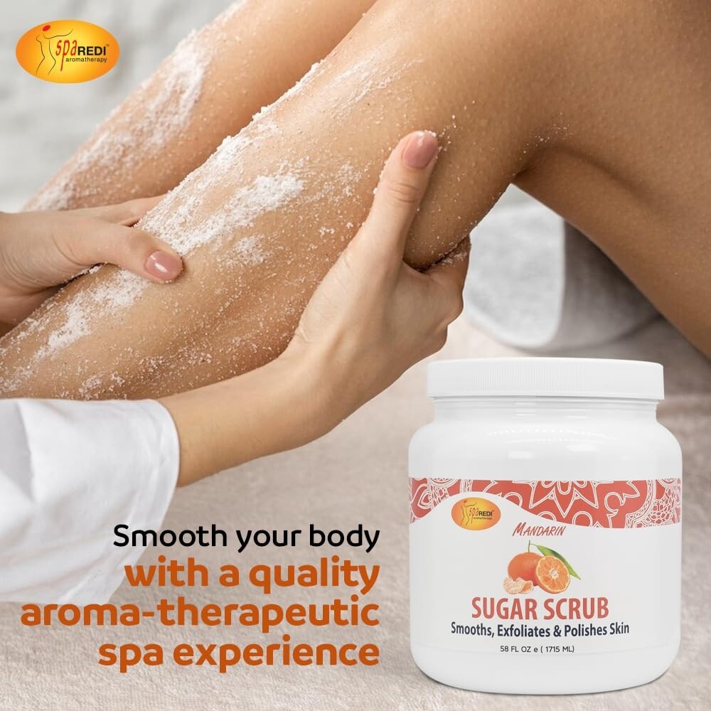 SPA REDI MANDARIN Sugar Scrub 58OZ (Mandarin)