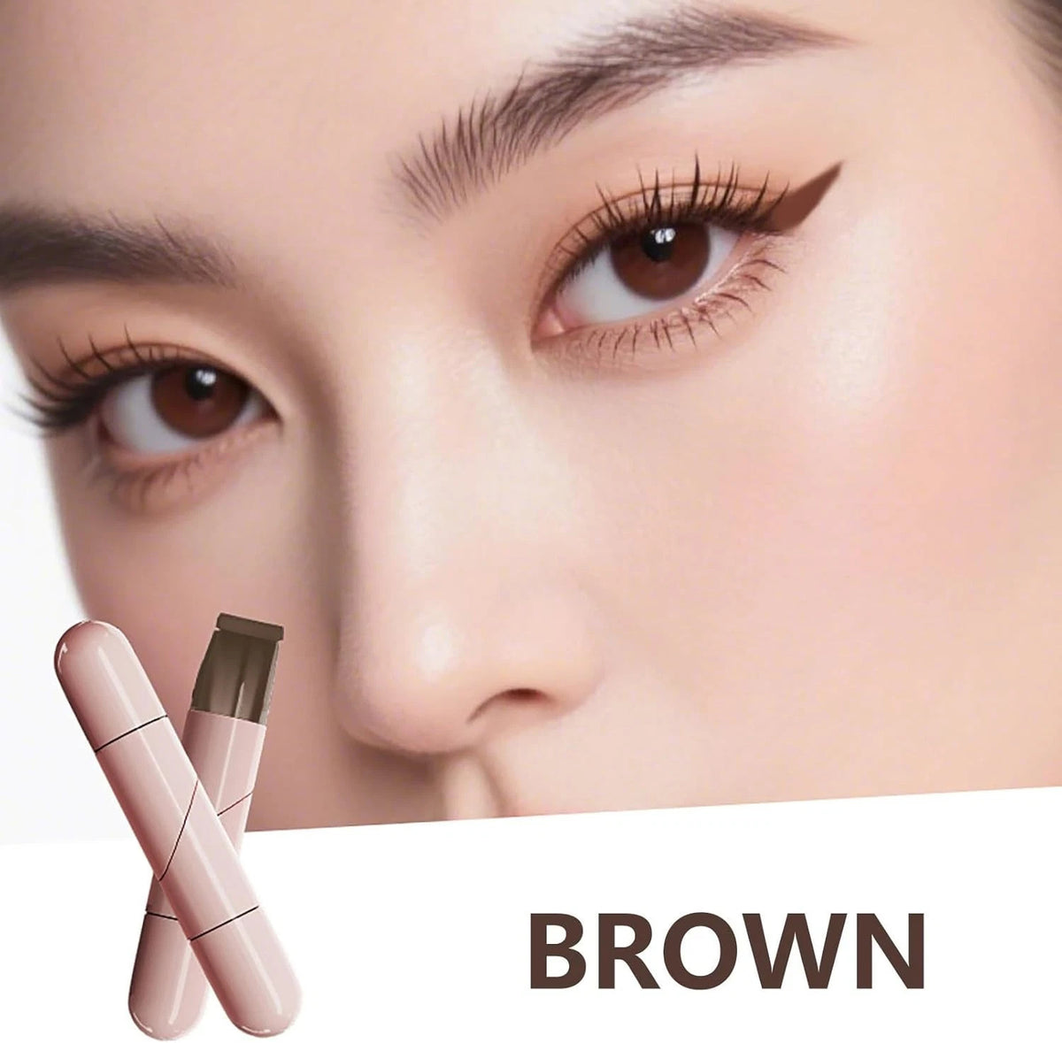 Dual-Ended Eyeliner Stamp for Cat Eye Makeup Waterproof Easy to Apply