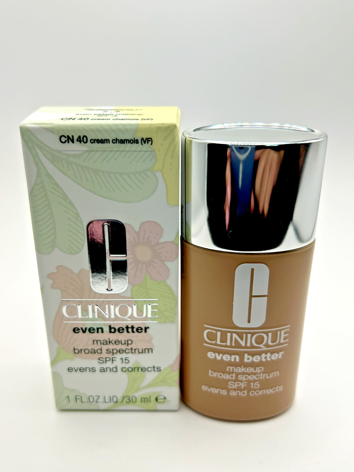 Liquid Foundation SPF 15 - Medium Coverage, Natural Finish, 1oz