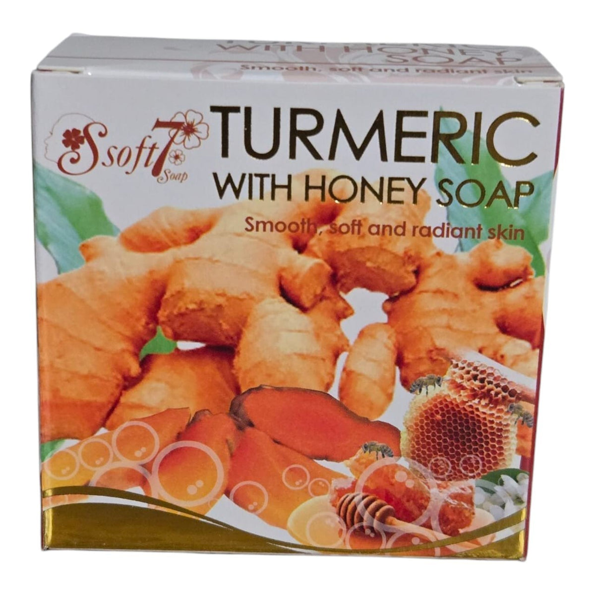 Turmeric with Honey Herbal Soap - Natural Skin Care 120g
