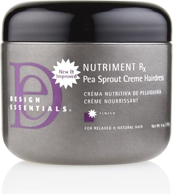 Design Essentials Nutriment RX Pea Sprout Hair Creme for Relaxed Hair 4 oz