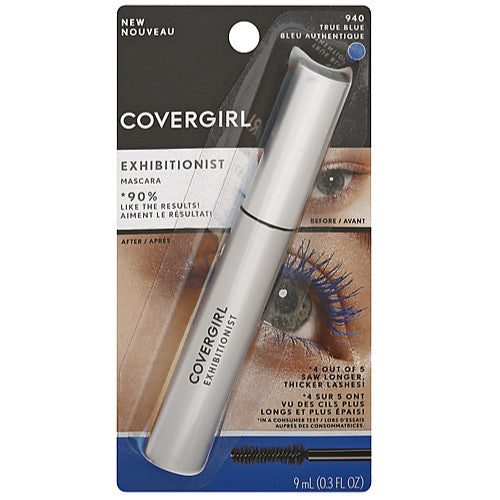COVERGIRL Exhibitionist Mascara & Primer, True Blue #940 0.3oz