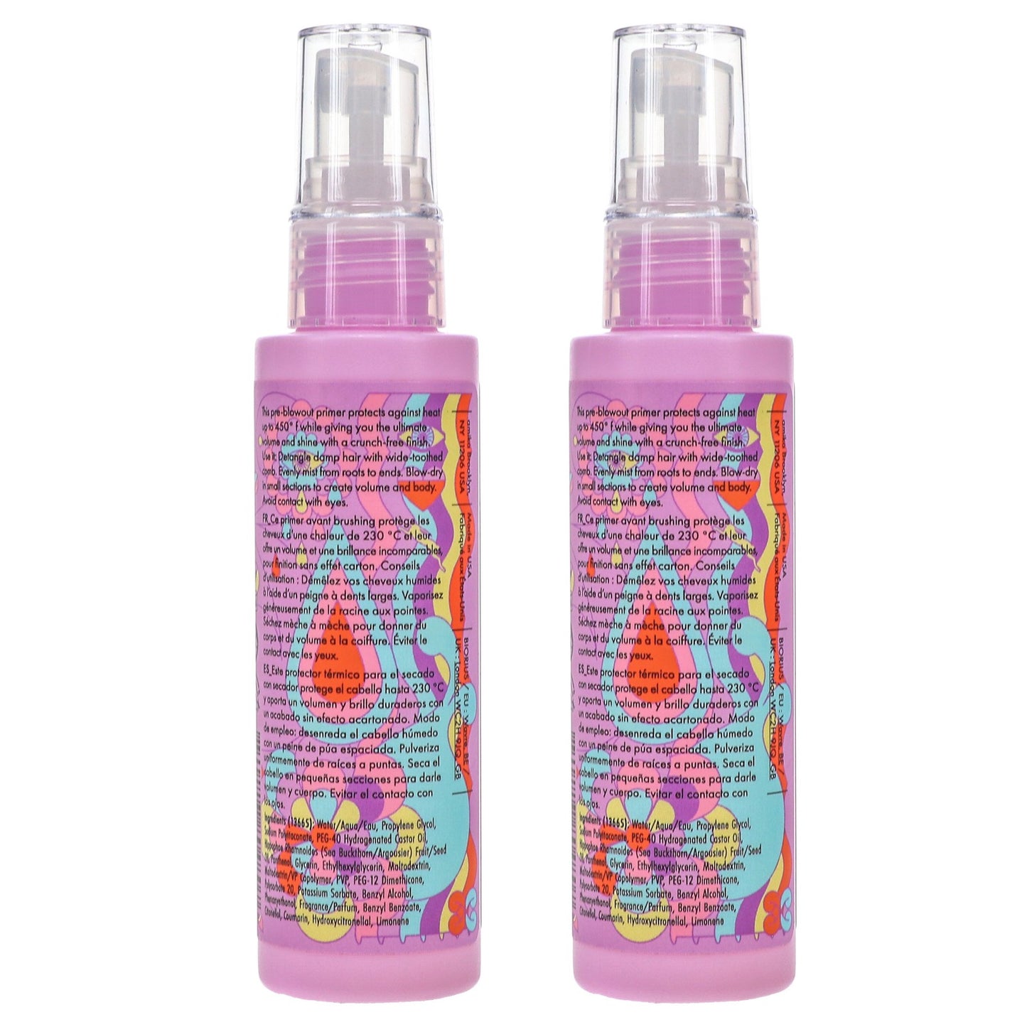 Amika Brooklyn Bombshell Blowout Spray - 2 oz Hair Volumizer & Shine Mist - 2 Pack
