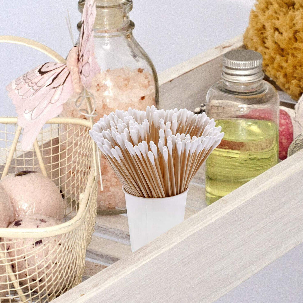Long Wooden Handle Cotton Swabs - Bulk Cleaning Applicators Wholesale