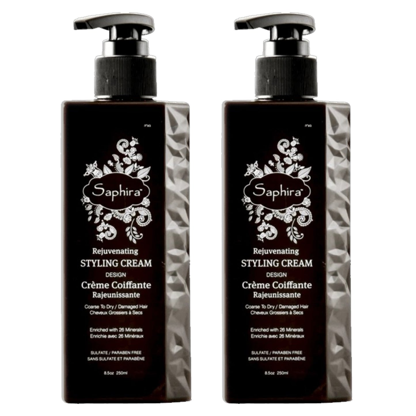 Rejuvenating Styling Cream for Dry Coarse Damaged Hair - 8.5oz 2-Pack