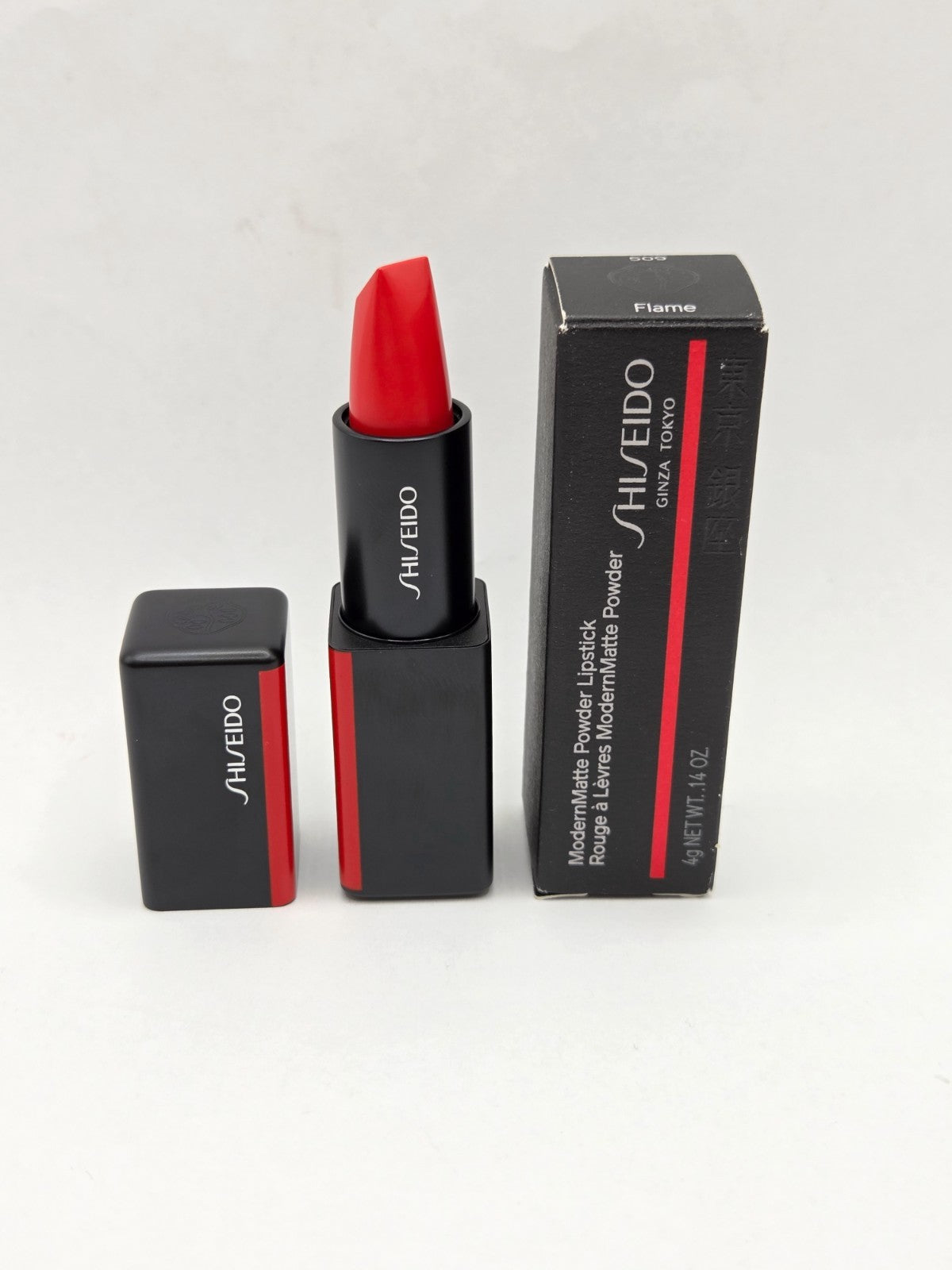 Shiseido Modernmatte Powder Lipstick #509 Flame Geranium 4g