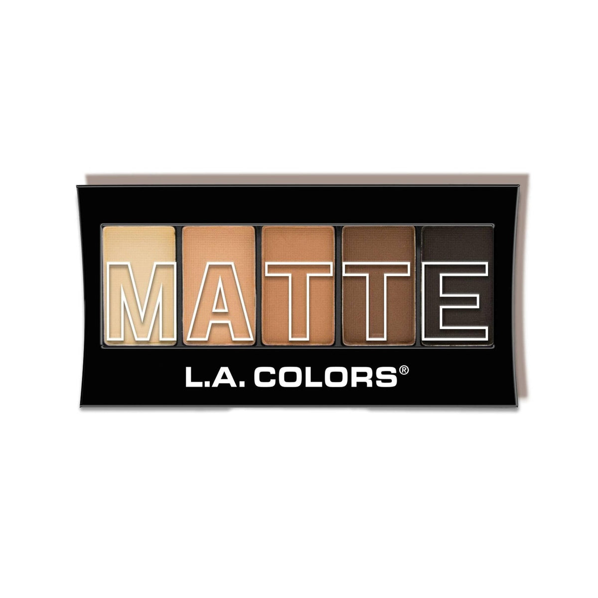 Matte Eyeshadow Palette - 5 Neutral Brown Shades for Versatile Looks
