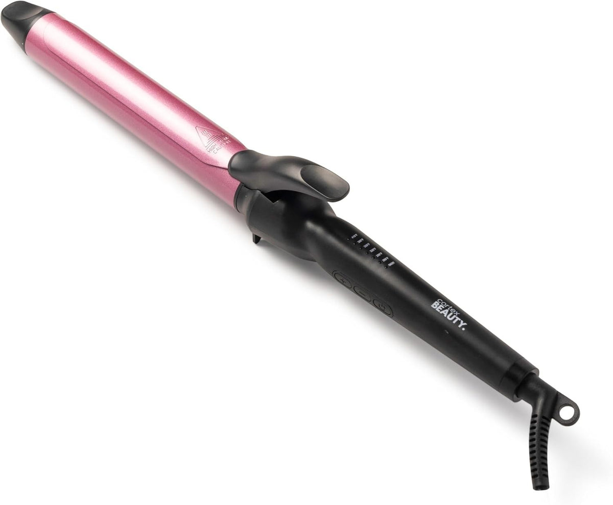 Professional 1.25 Inch Curling Iron with Extra-Long Barrel and Adjustable Heat