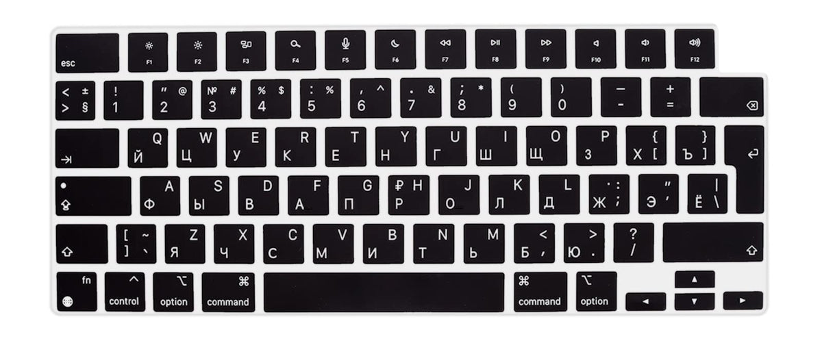 Silicone Keyboard Cover Skin for MacBook Pro/Air 13-16 inch European Layout Dust Proof