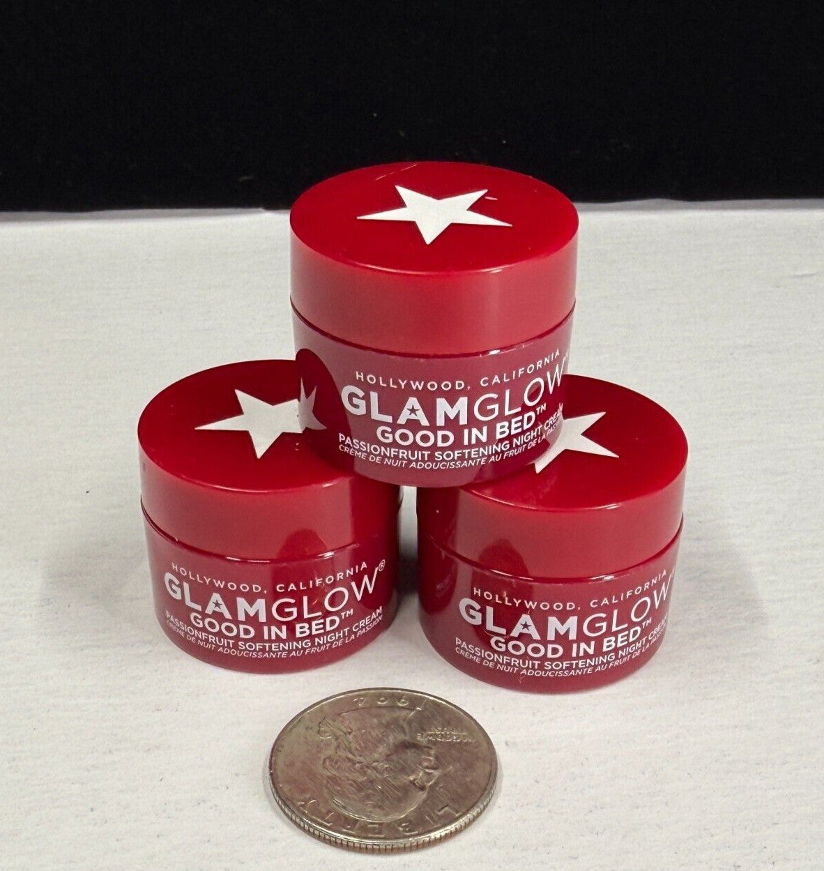 Glamglow Night Cream Passionfruit Softening Night Moisturizer Set - 0.17oz x 3