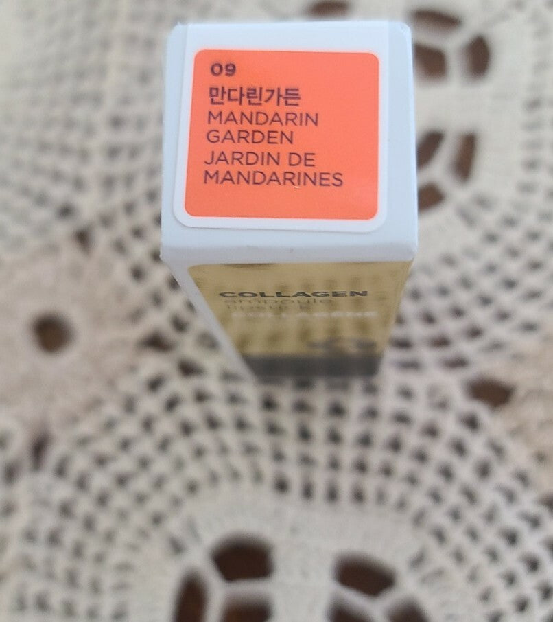 Anti-Aging Collagen Lipstick - Moisturizing Lip Color #09 Mandarin Garden