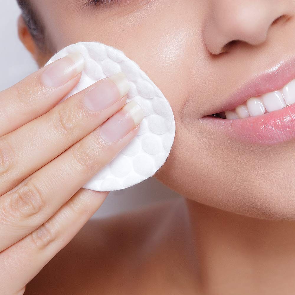 Premium Cotton Rounds for Face & Nails - 600 Count Multi-Pack