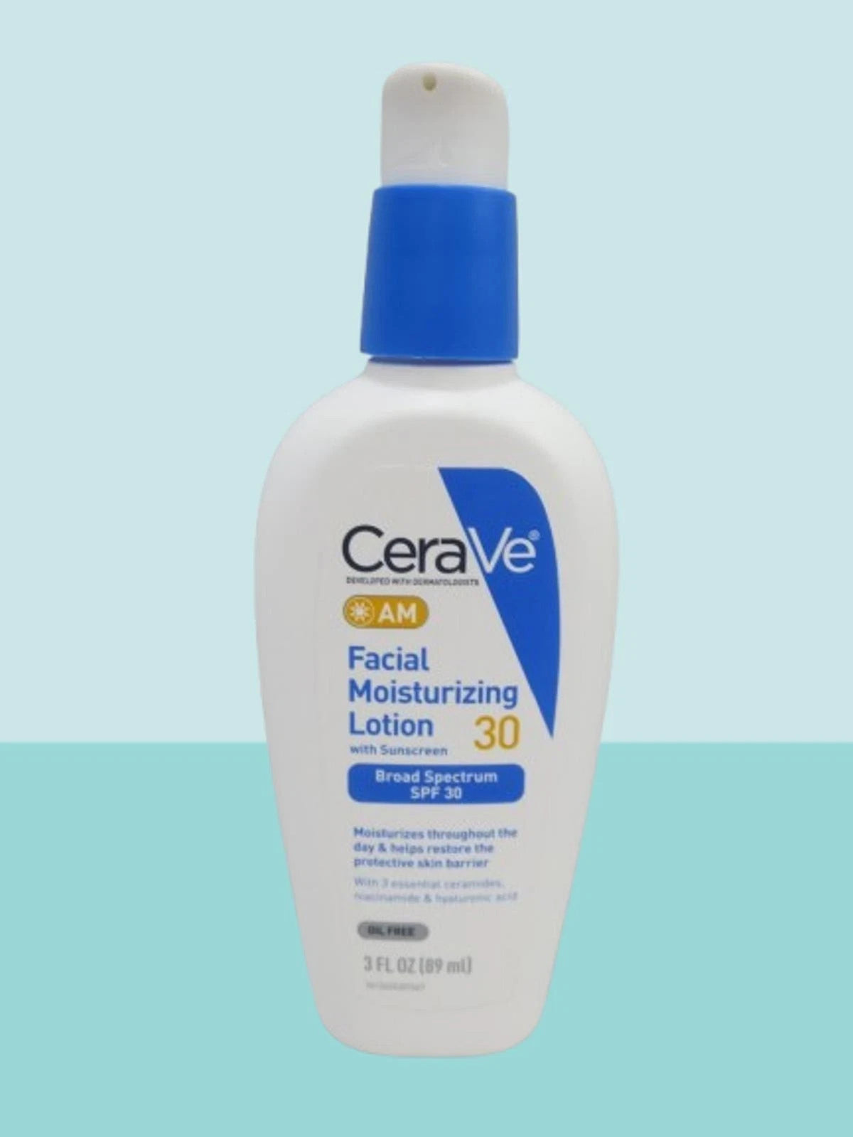 CERAVE AM FACIAL MOISTURIZING LOTION SPF30 W/ SUNSCREEN 3 OZ EXP:
