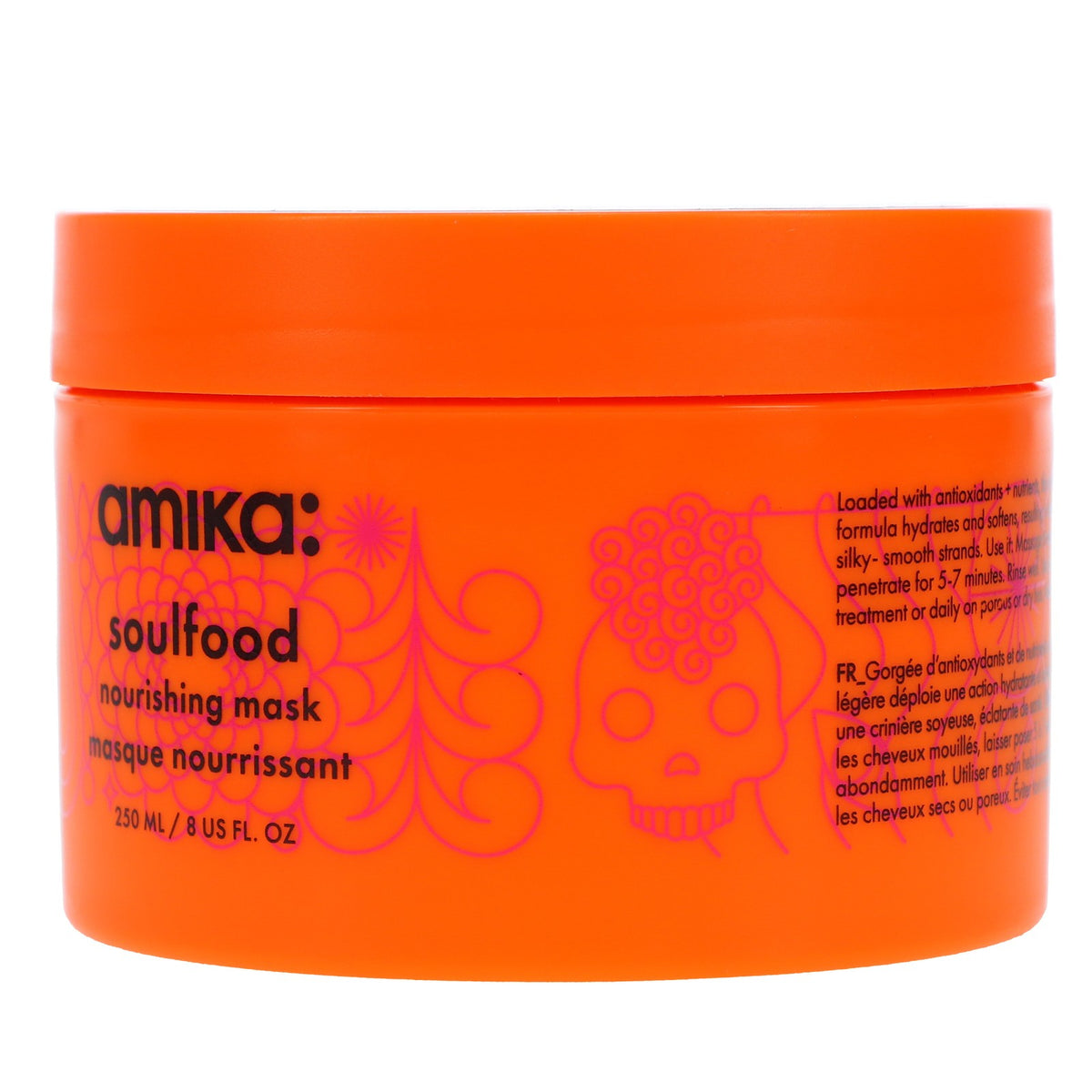 Amika Soulfood Nourishing Hair Mask 8 oz – Deep Conditioning for Dry, Damaged Hair