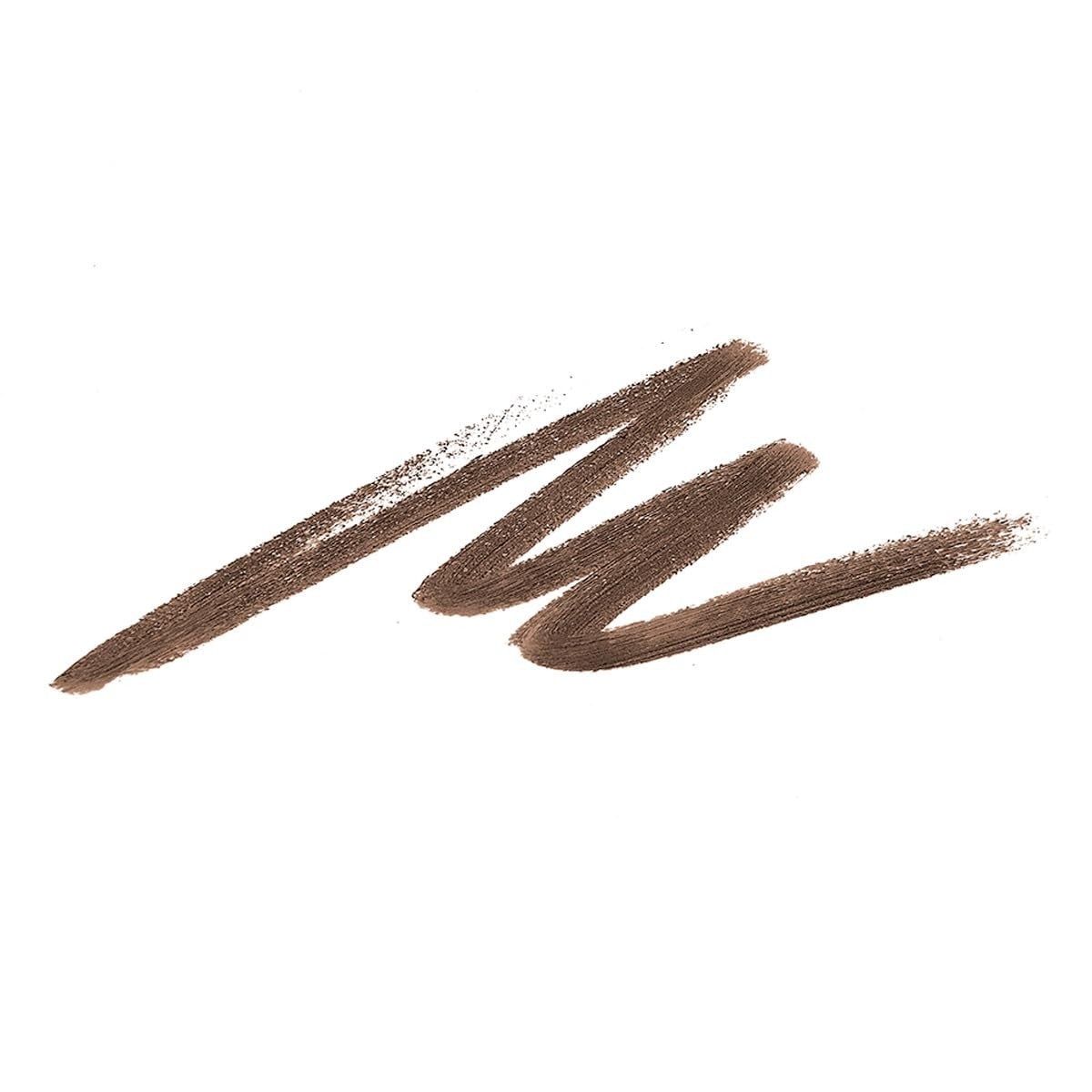 Retractable Eyebrow Pencil - Triangular Hair-Like Strokes, Medium Brown