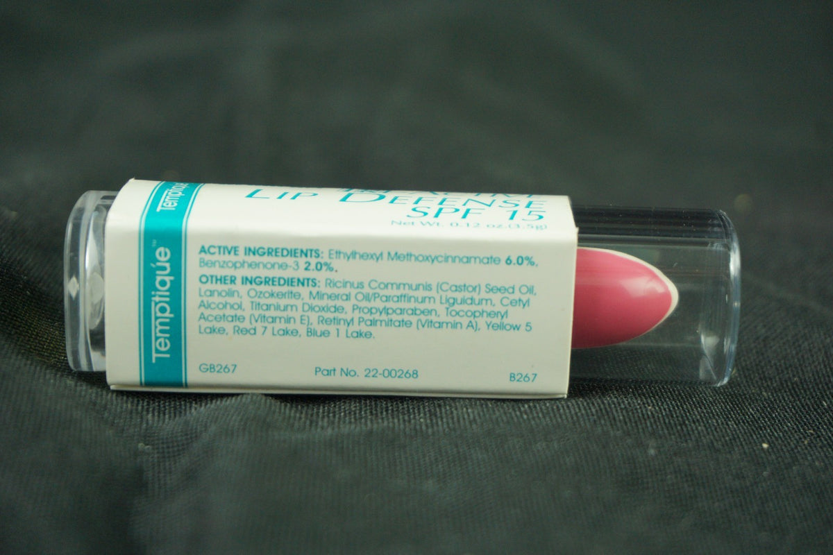 Temptique Tri-Active Lip Defense Lipstick 0.12oz Vintage 1993 - Lip Care