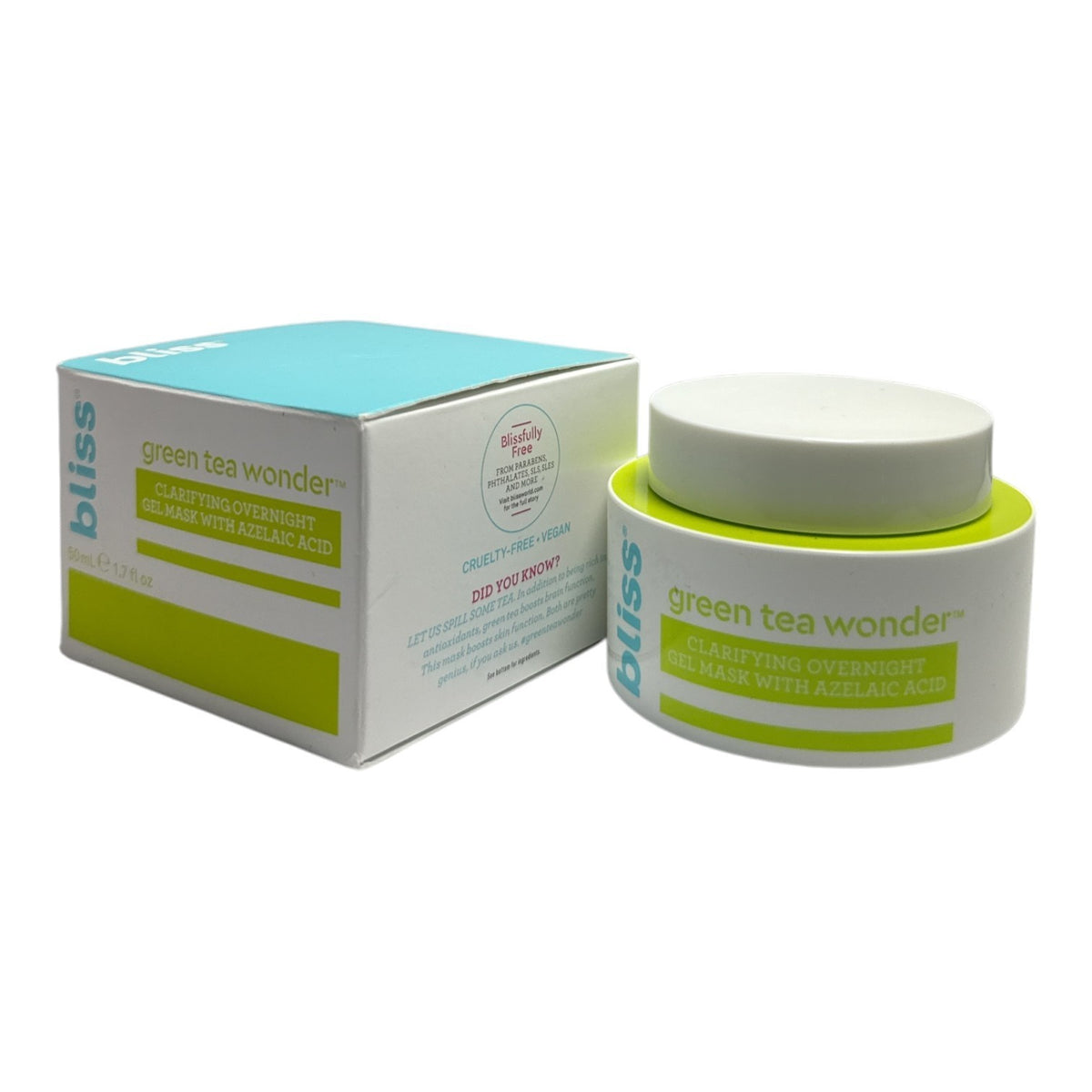 Green Tea Wonder Overnight Gel Mask with Azelaic Acid 50ml