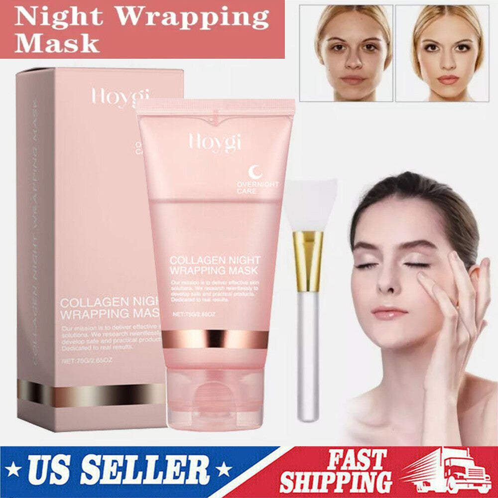 Collagen Peel Off Face Mask 2x75ml - Hydrating Night Wrap